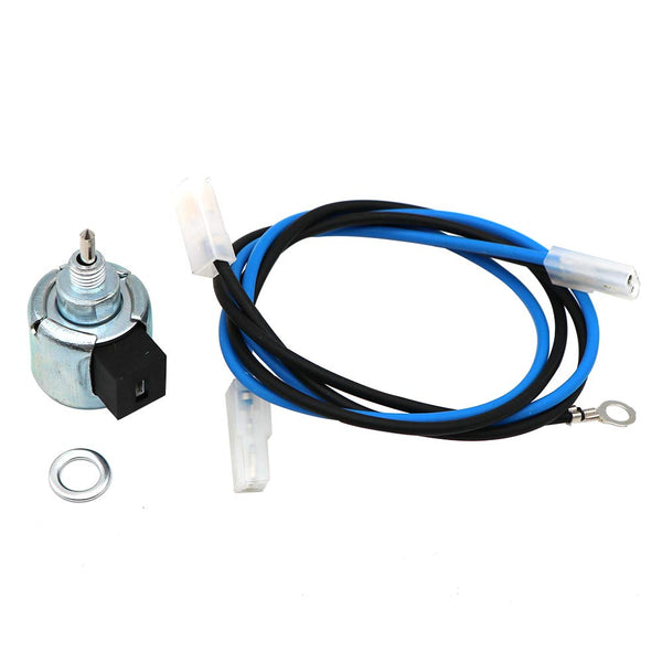 New Fuel Solenoid With Mounting Lines 495739 Replacement 692734 Harness 497672 497157 Gasket Seal For Briggs & Stratton Engine FH541V FH580V