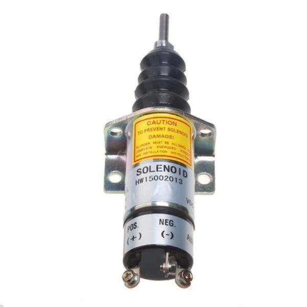 Replacement 12V 1500-2130 1504-12D6U1B2 Fuel Stop Solenoid Valve Compatible With Woodward 1500 Series