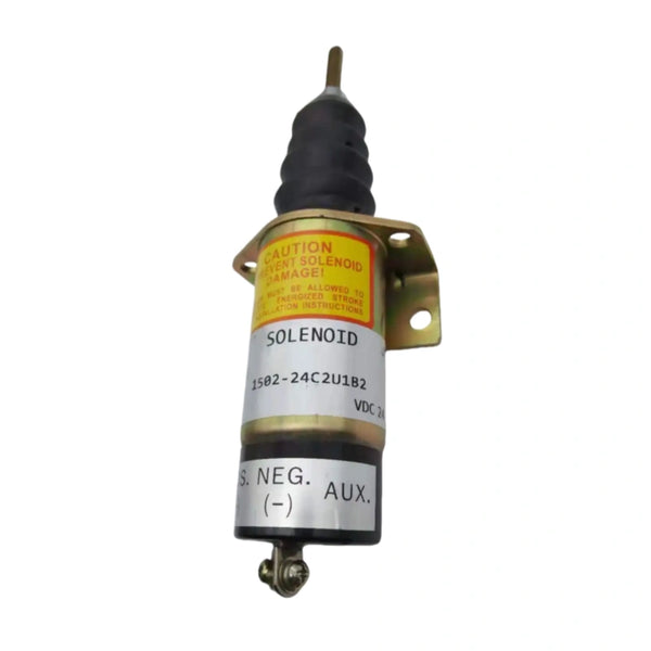 Replacement New 24V Shutoff Solenoid 1500-2137 1502-24C2U1B2 For Woodward Excavator