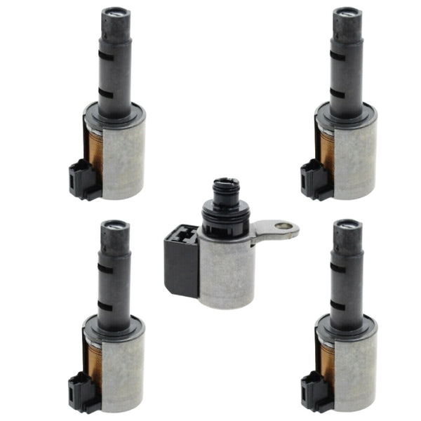 Remanufactured Transmission Solenoid Kit 5PCS For Nissan JF015E RE0F11A  Note Sentra Tiida Versa