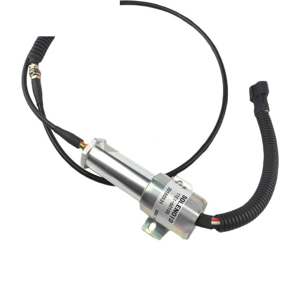 Aftermarket Fuel Shutoff Solenoid 11E1-60100-24 11N6-666030-24 For Hyundai R210 Excavator With 120cm Wire