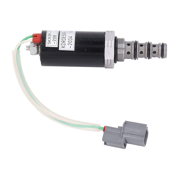 Aftermarket New Hydraulic Pump Solenoid Valve SKX5P-17-208 KDRDE5K-20/40C07-203A for Kobelco SK200 SK230-6E Excavator