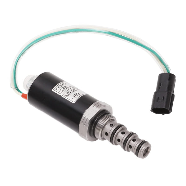 Replacement Hydraulic Pump Solenoid Valve SKX5P-17-208 KDRDE5KR-20 40C07-203A-109 203A for Kobelco SK60-3 SK200-6E SK230-6E