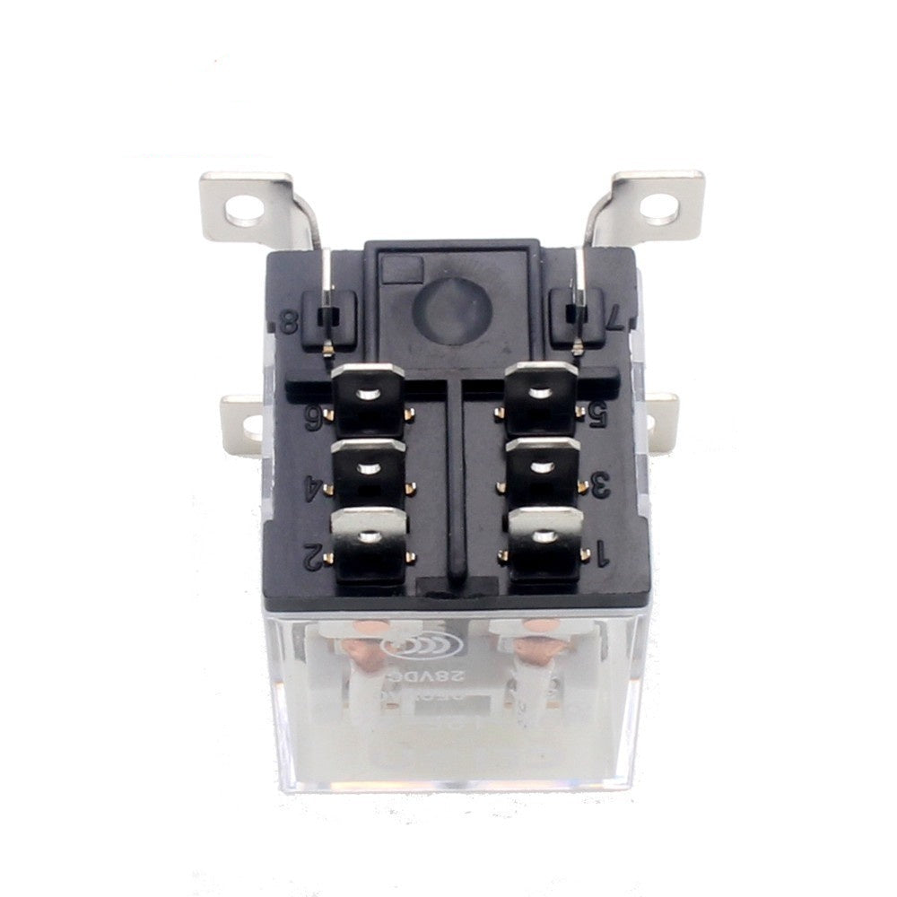 JQX-12F-2Z DC24V 30A DPDT General Purpose Power Relay 8 Pin Replacemen ...