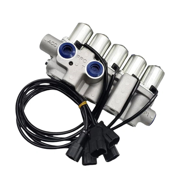 209-60-77240 2096077240 Solenoid Valve Assembly Replacement New for Komatsu PC1250LC-7 PC1250SE-7 PC1250SP-7 PC1800-6 PC600-8 PC650LC-6A