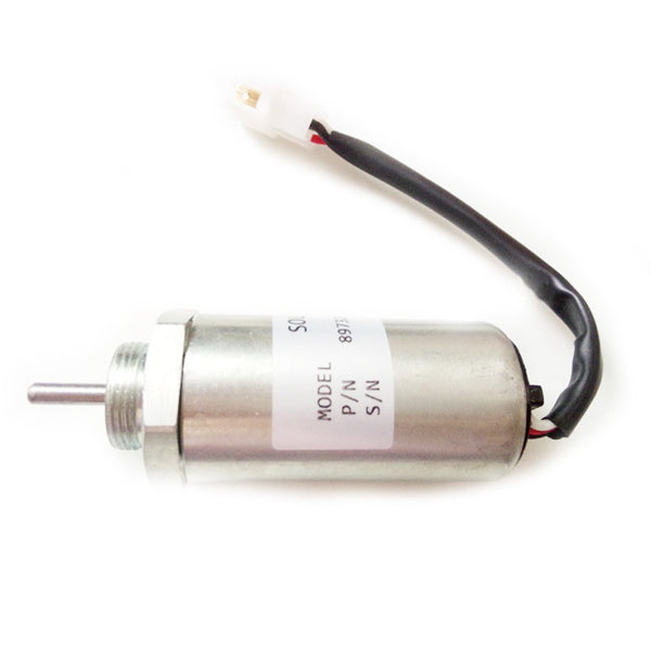 Aftermarket New 24V Fuel Stop Solenoid 897209-1152 8972091152 MV2-40 For Hitachi MV2-40 EX4U EX40U EX55 EX58 ZX40U Excavator