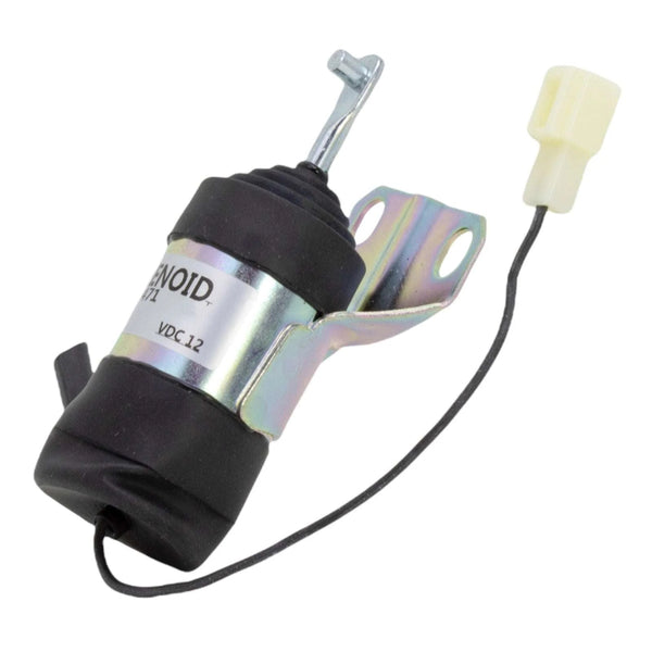 New Replacement 12V Fuel  Shut Off Solenoid 052600-1001 052600-1002 15471-60010 For Kubota Denso M4900DT-CAB M4950 M4950DT-S M5030 M5700