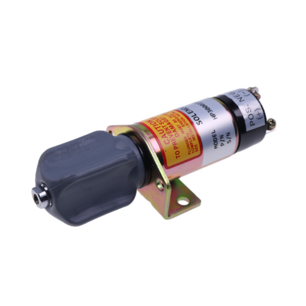 Aftermarket 12V Shutoff Solenoid 1500-2085 1502-12C7U1B1S1A With 2 Terminals for Cummins Engine