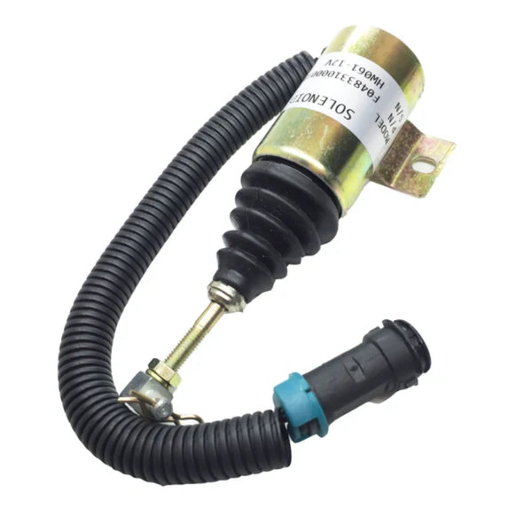 Fuel Shutdown Solenoid 12v XHF-1121 F048331000093 For Foton 483