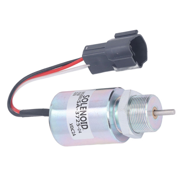 Replacement New Fuel Shut Off Stop Solenoid SA-3725-24 DC24V For Mitsubishi S4L S3L L3E