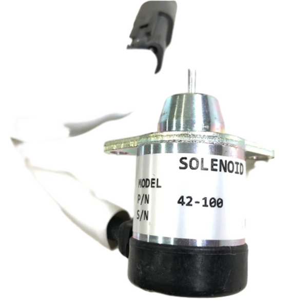 Original New 12V Fuel Shutoff Solenoid 42-100 For Yanmar Thermo King Engine