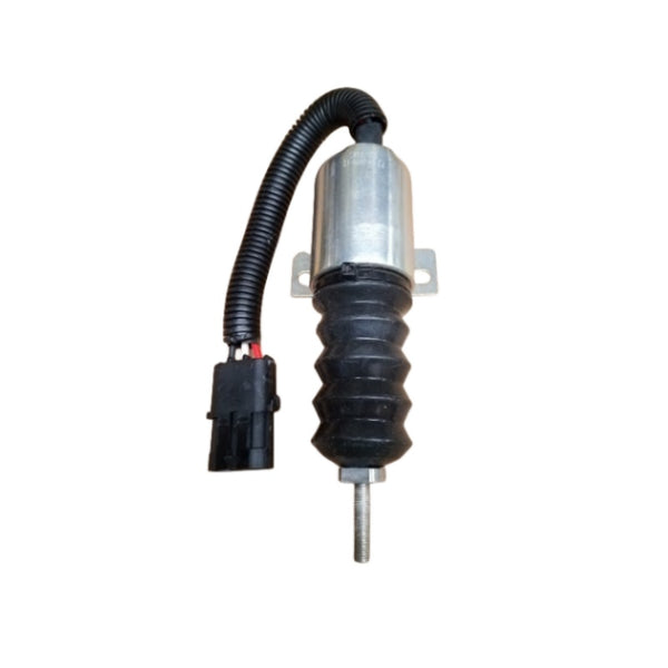 Replacement Fuel Shutoff Solenoid X143301540 SA-3978 PJ-SA-3978 12 Volt 3 Wire With Electrical Connector For Woodward Isuzu