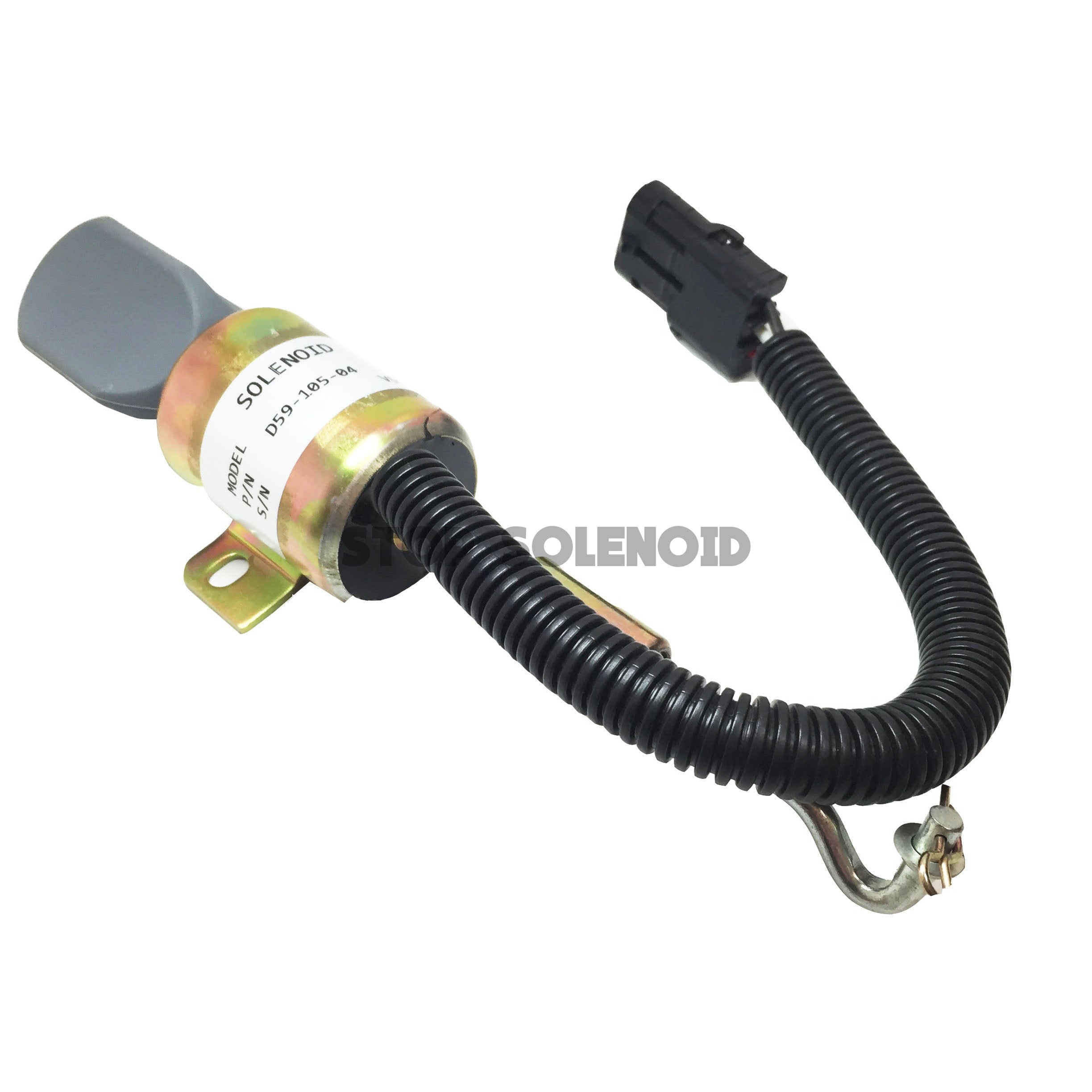 12V Fuel Shutoff Stop Solenoid Valve – 2001-12E2U1B1S1A, 3 Terminals, For Woodward