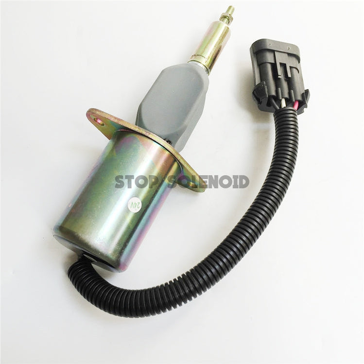 Fuel Shutdown Solenoid Valve 3939019 SA-4889-24 For Hyundai 335LC-7 3939019 SA-4889-24