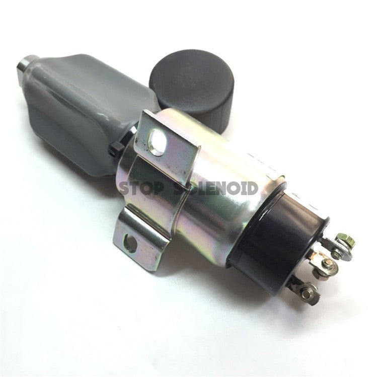 New 12V Fuel Shutoff Stop Solenoid Valve 1700-2507 1751-12E7U1B1S1A with 3 terminals For Woodward
